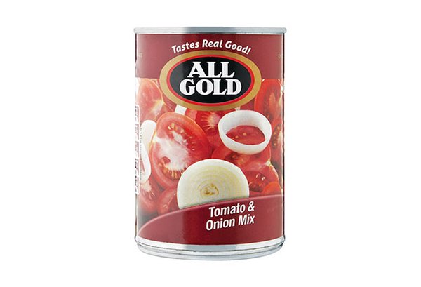 All Gold tomato and onion mix 410g